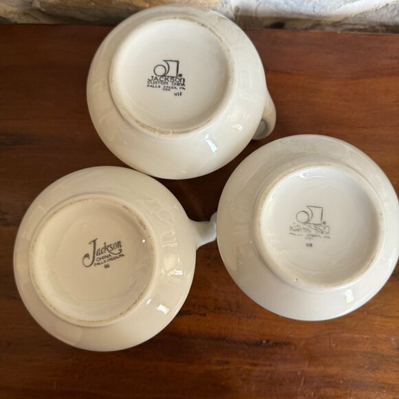 Jackson Custom China Falls Creek, Pa-4.5" pitchers, set of three, made in USA - Picture 11 of 12